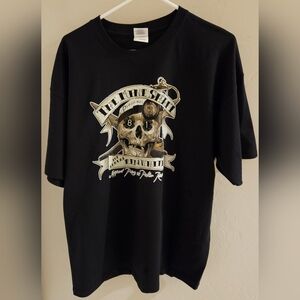 Poker Run Skull T-Shirt XL NWOT